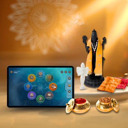Sadhana Tablet plus Sri Hari Vigraha Set