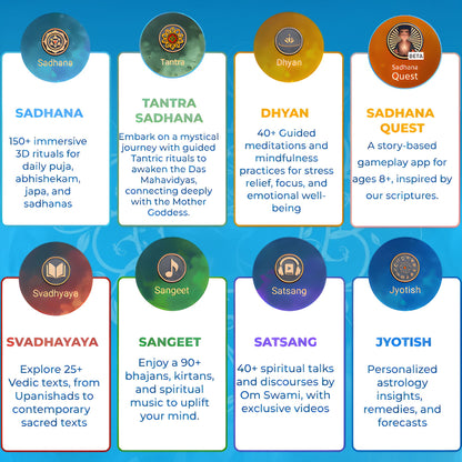 Sadhana Tablet plus Sri Hari Vigraha Set